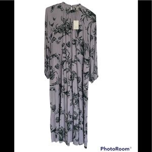 NWT a new day Women’s Lilac & Green Maxi Dress Size Large